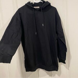 Active Basic Black Hoodie for Women